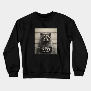 Raccoon Mugshot by © Buck Tee Originals Crewneck Sweatshirt